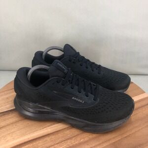 Brooks Adrenaline GTS 24 Womens Running Shoes Black Cushioned Size 9.5 D Wide